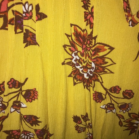 Yellow Floral Old Navy Dress - Picture 2 of 4